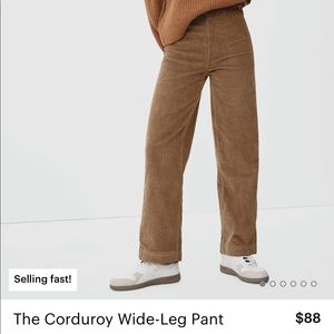 Everlane Corduroy Wide-Leg Pant